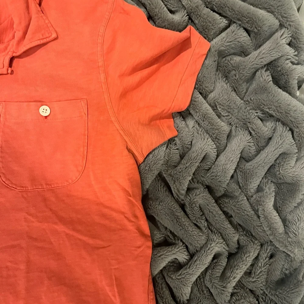 J. Crew Garment Dyed Button Up Pocket Shirt Size XL